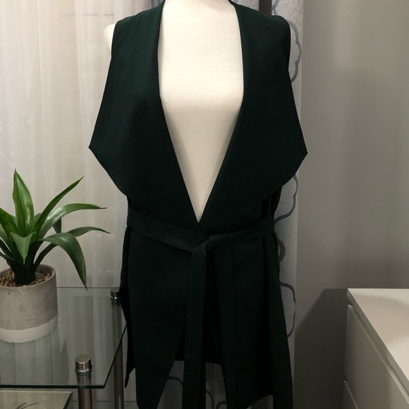 Waterfall Belted Vest - Picture 2 of 4